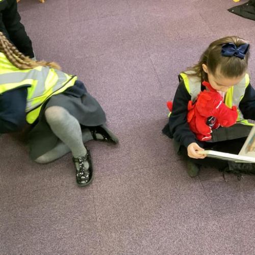 Spring Term: Class 3's visit to Wrexham Library.