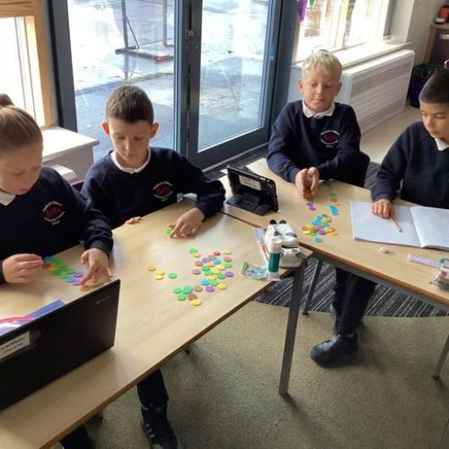 Class 11 have been working on their division skills this week.